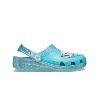 Frozen elsa classic clog kids, Ice Blue, medium