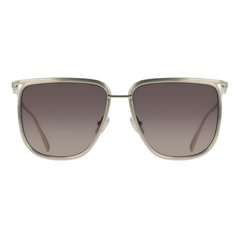 Gold metal sunglasses-null