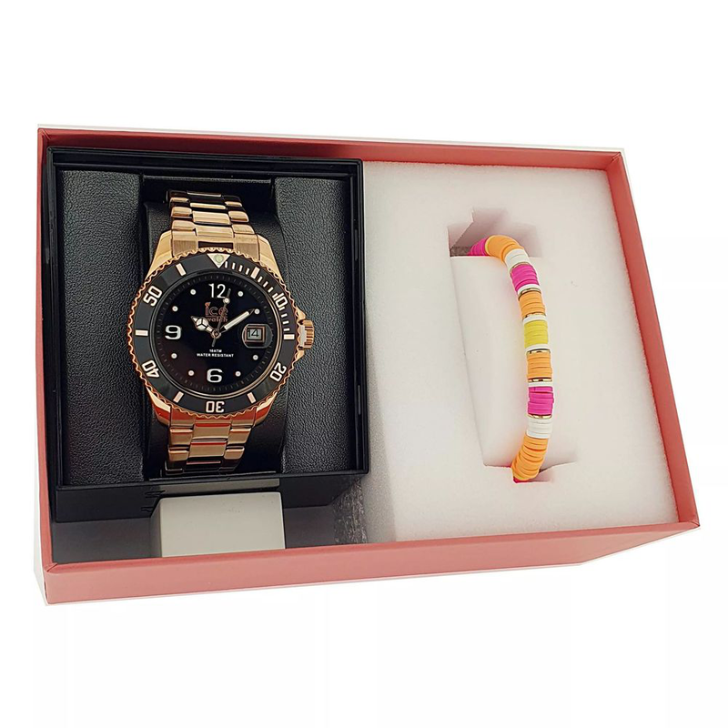 Multicolor stainless steel sport watch-null