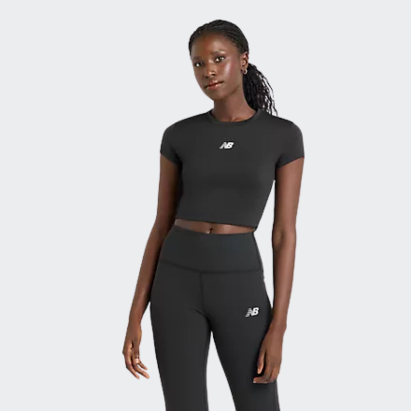 Sport essentials cropped t-shirt-null