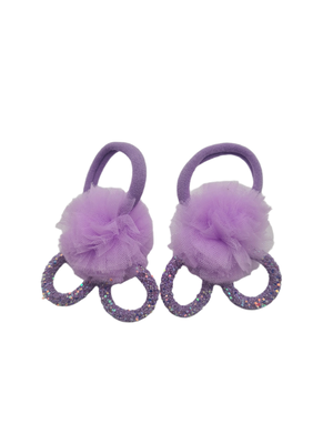 Children hair accessories elastic, Pink, medium
