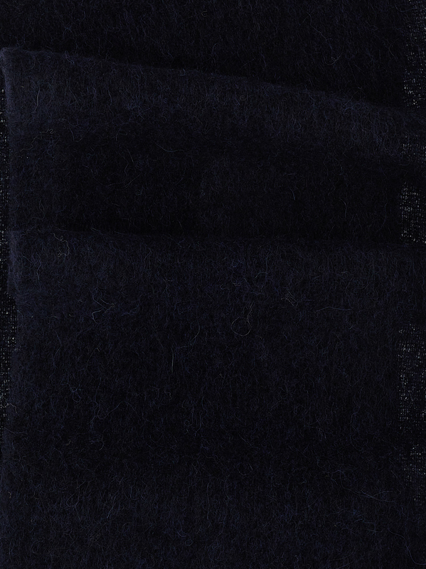 Blue wool scarf-null