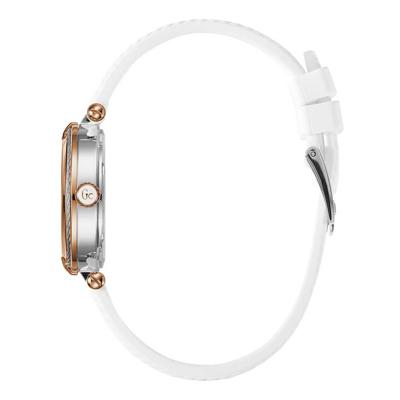 White synthetic dress watch-null