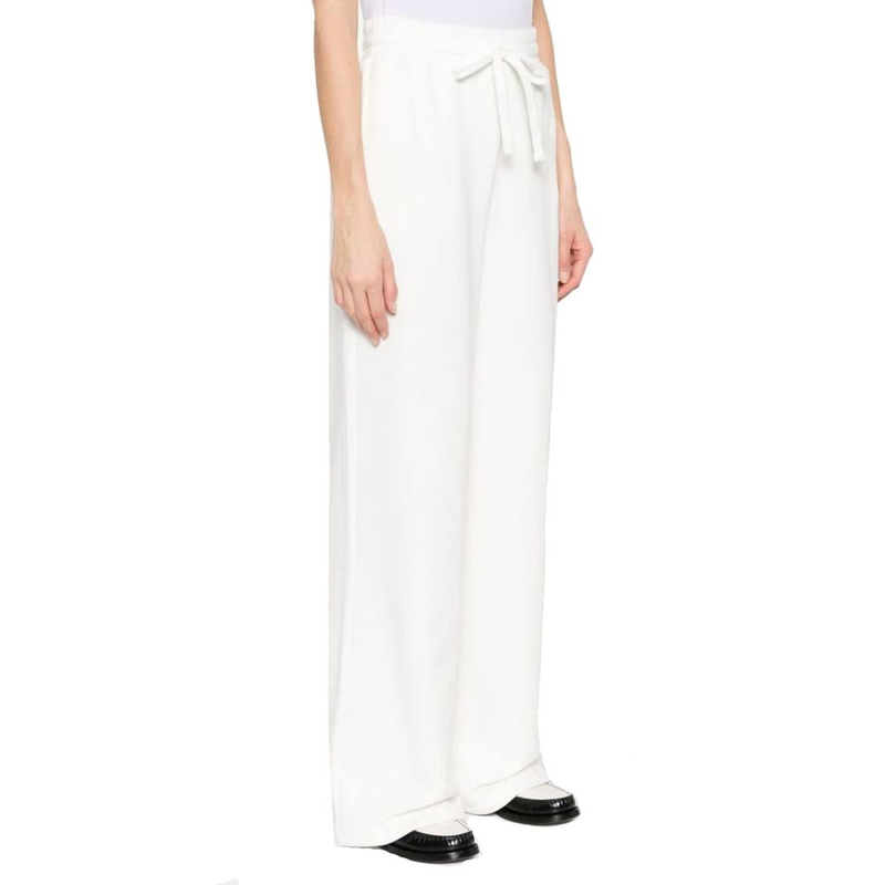 White cotton joggers (workout pants)-null