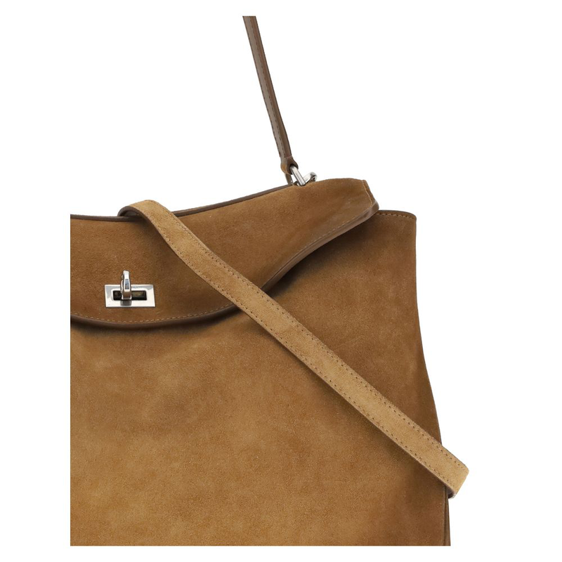 Brown calf leather bos taurus shoulder bag-null