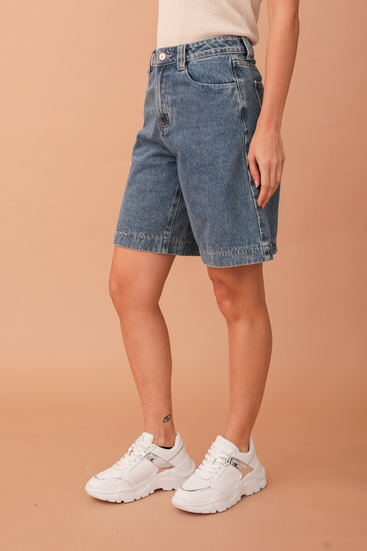 Horizon denim shorts-null