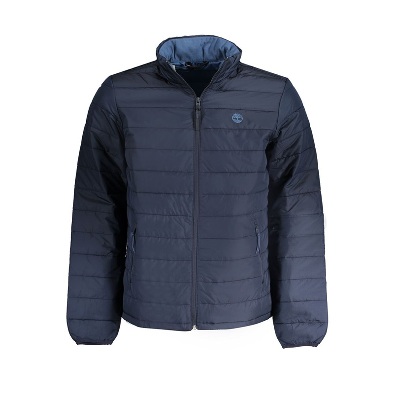 Blu polyester men's jacket-null