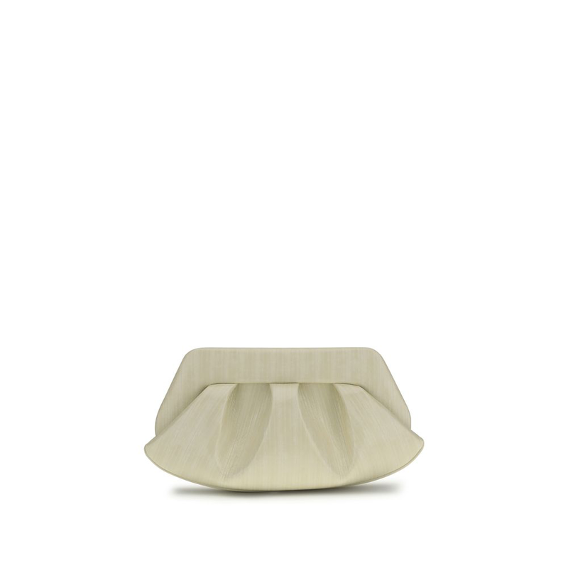 White polyethylene clutch bag-null
