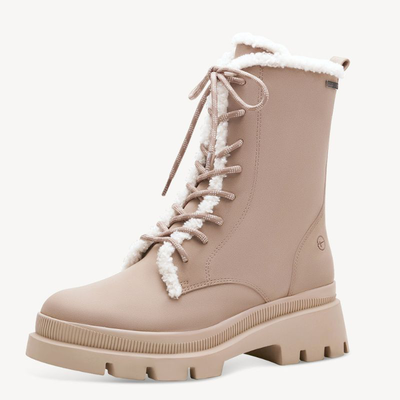 Tamaris women booties, Camel, medium