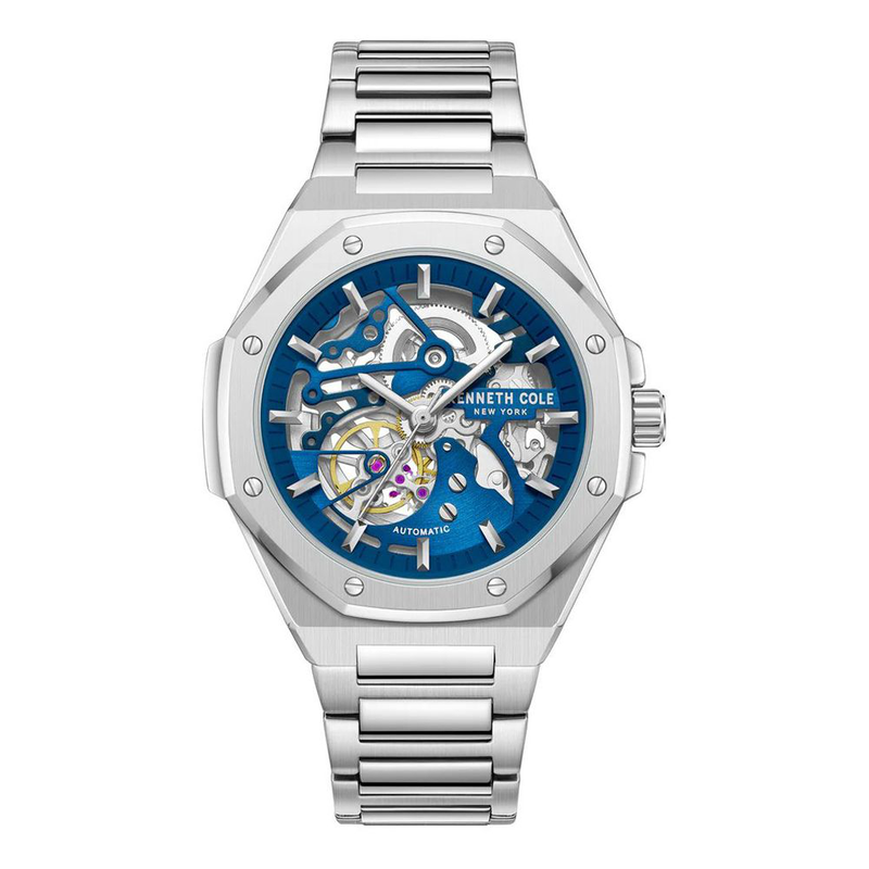 Gray stainless steel dress watch-null