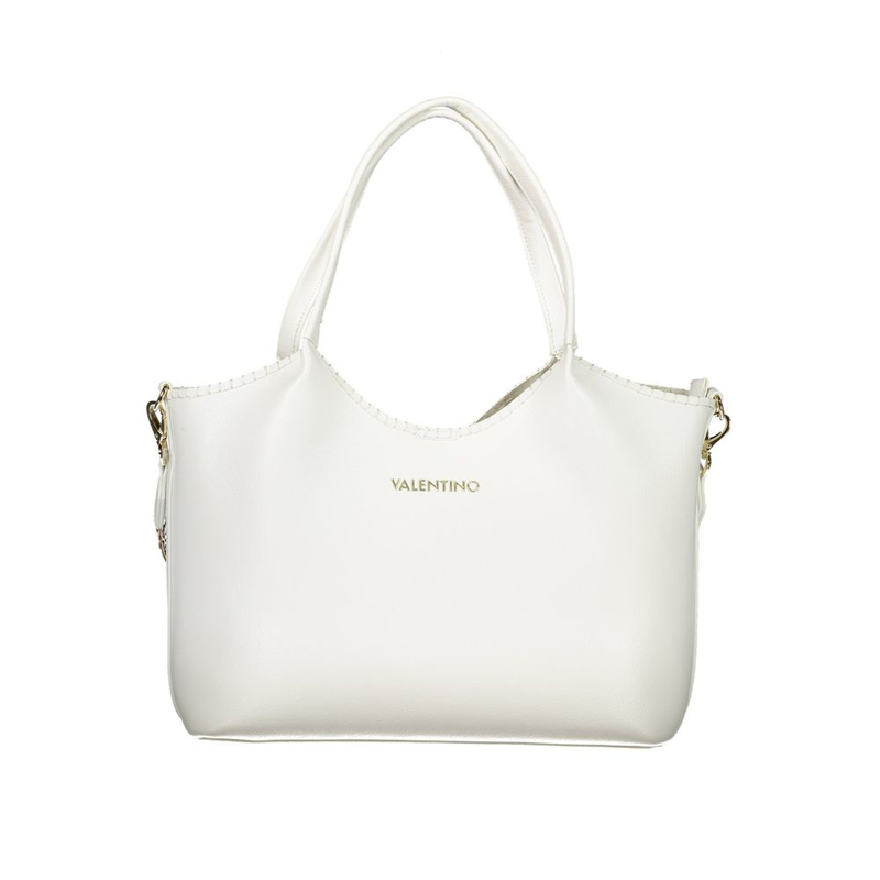 White polyethylene handbag-null