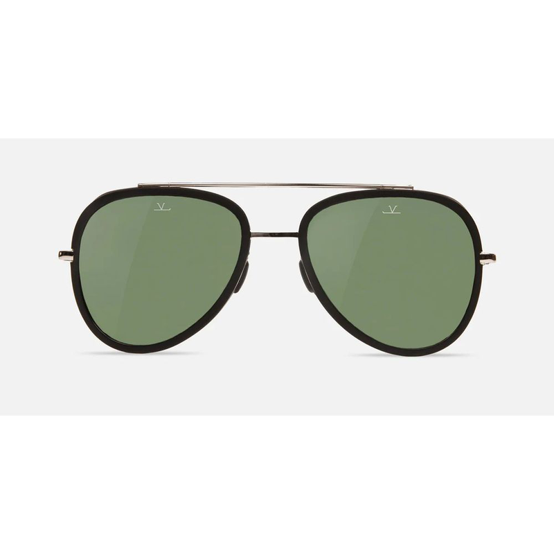 Black stainless steel sunglasses-null