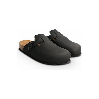 Neu b baden black unisex sandals, Black, medium