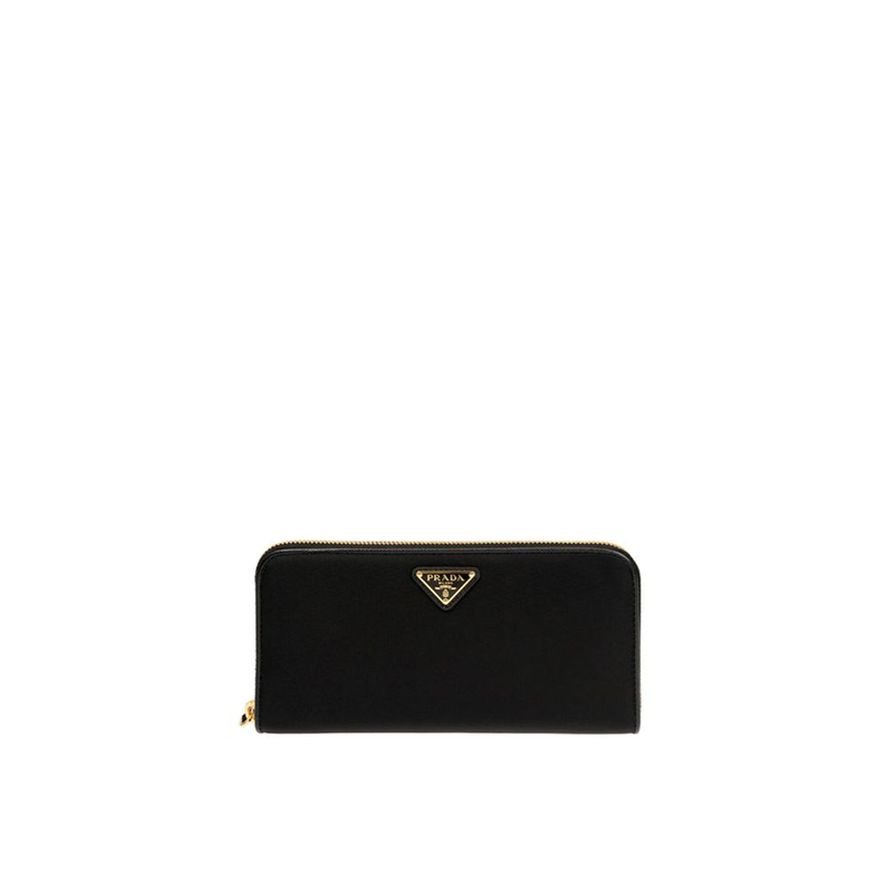 Black nylon wallet-null