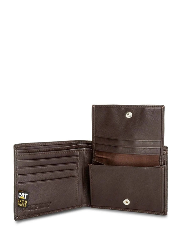 Cat leather bifold wallet 80602-81 brown image number null