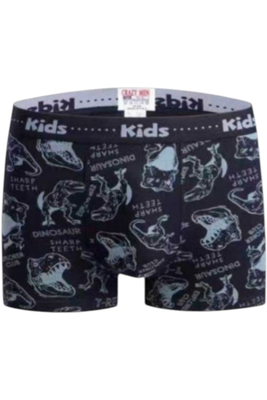 Childrens boxer shorts #089, Black, medium