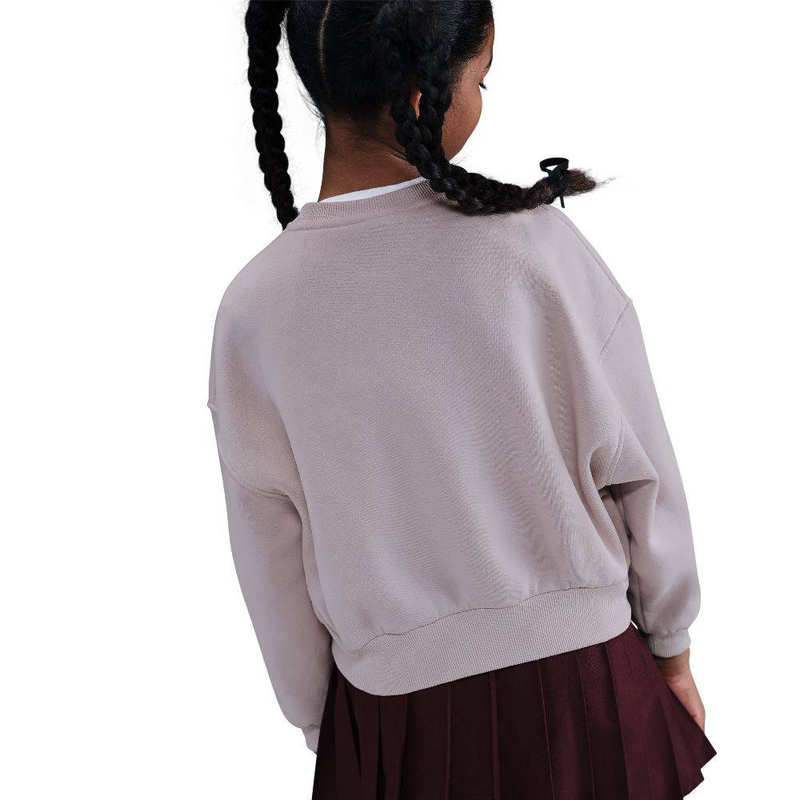 Girls nike sportswear fleece boxy crew-neck-null