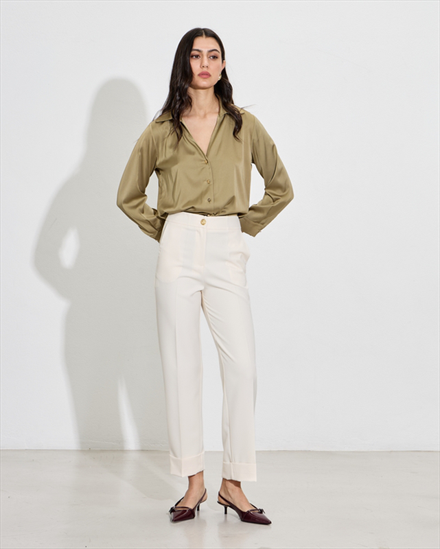Trouser turn up hem image number null