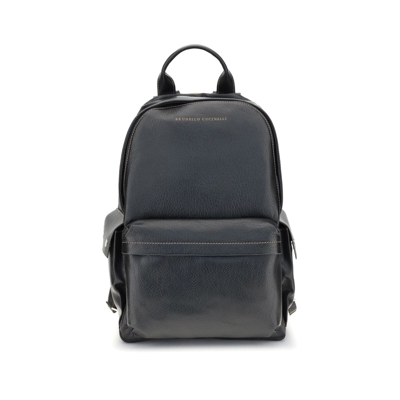 Black calf leather bos taurus handbag-null