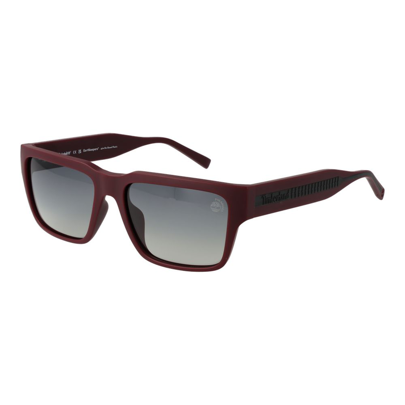 Burgundy plastic sunglasses-null