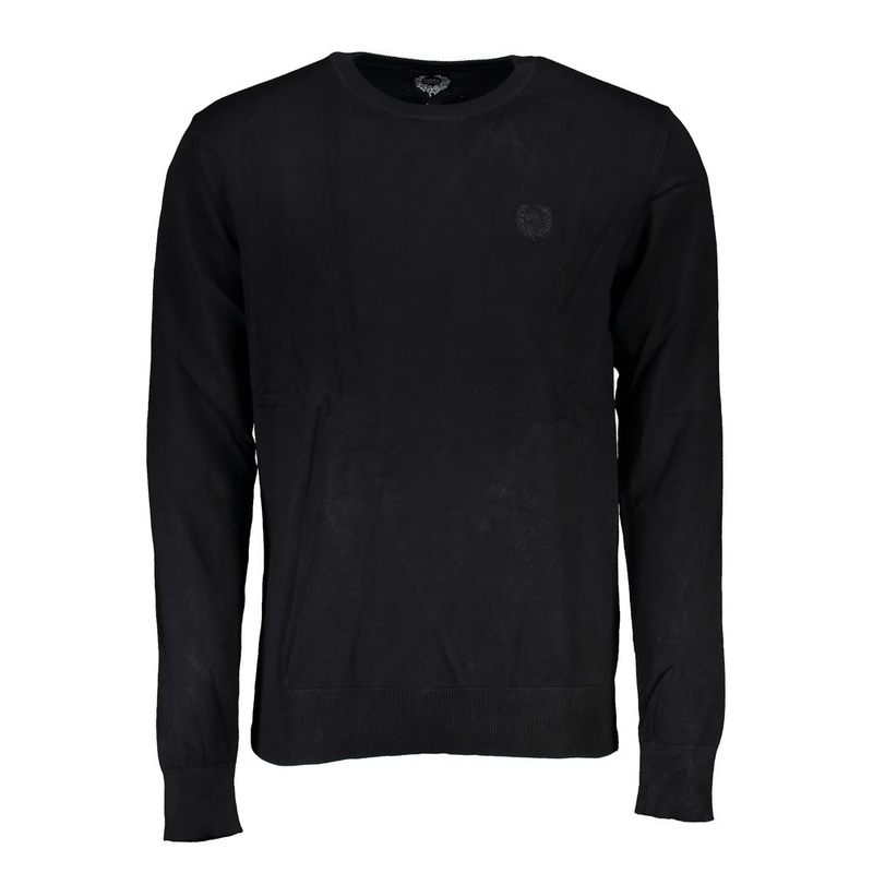 Black viscose men's sweater-null