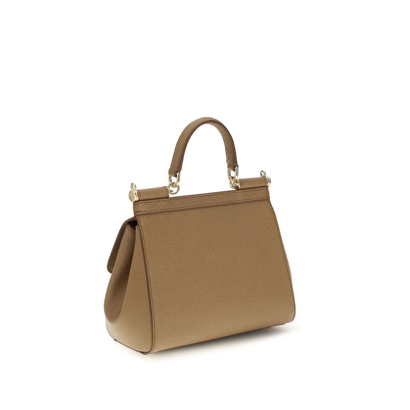 Beige calf leather bos taurus handbag-null