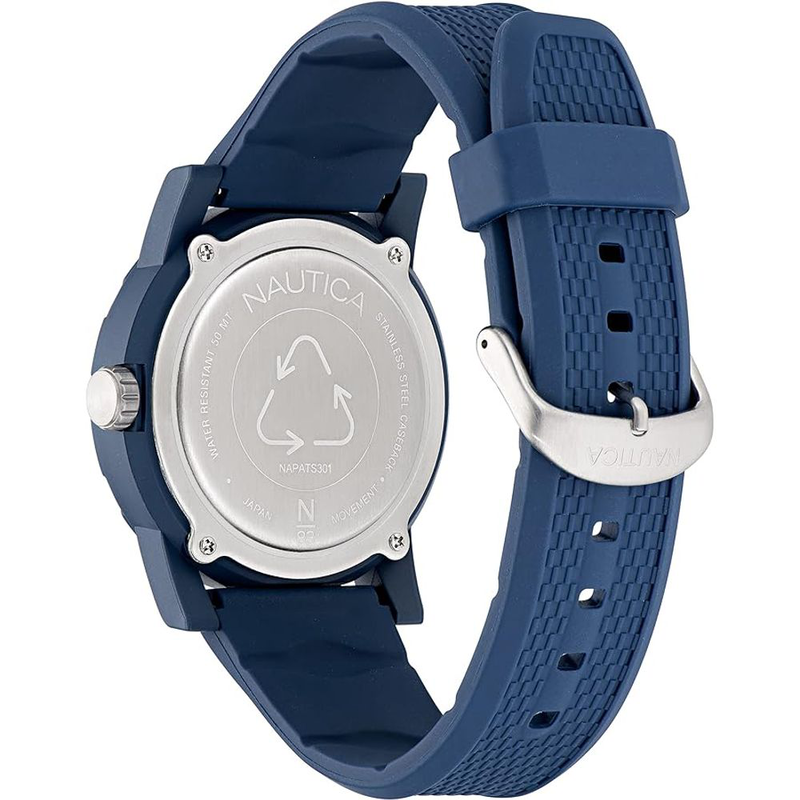 Blue synthetic sport watch-null