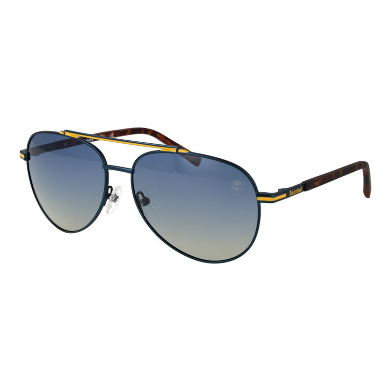 Blue metal sunglasses-null