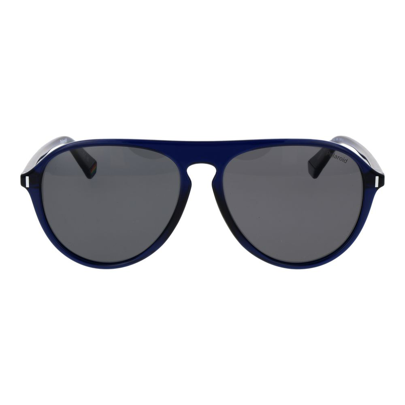 Blue plastic sunglasses-null