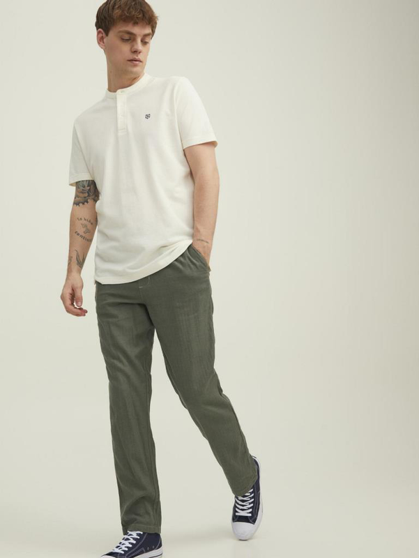 Jack&jones jpstkane jjlinen jogger akm dusty olive-null