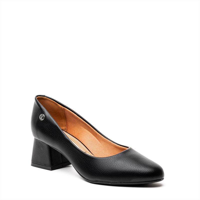 Vizzano rounded toe mid heeled pumps-null