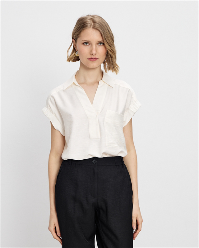 Blouse short sleeve-null
