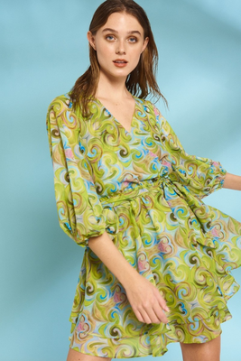 Be you dress, Lime, medium
