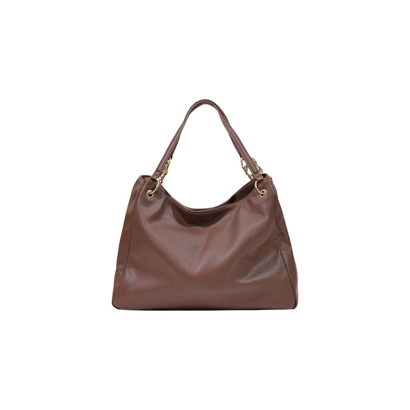 Brown polyethylene handbag-null