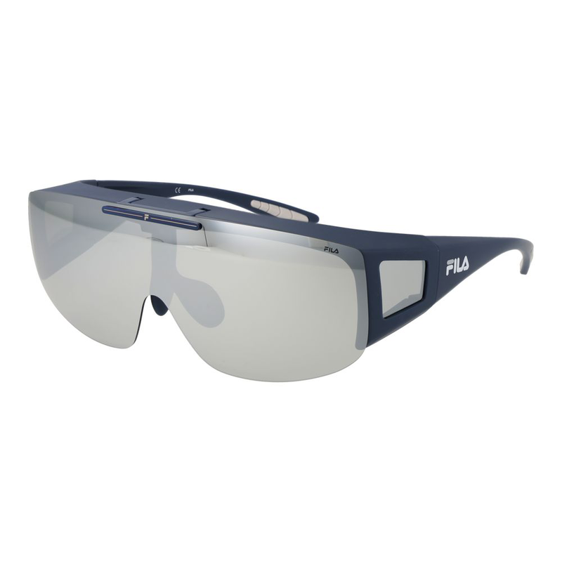 Blue plastic sunglasses-null