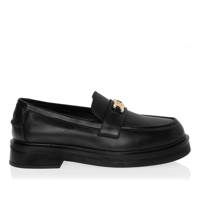 Day 2 day shoes moccasin, Black, medium