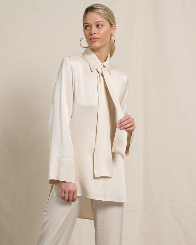Shirt satin long image number null
