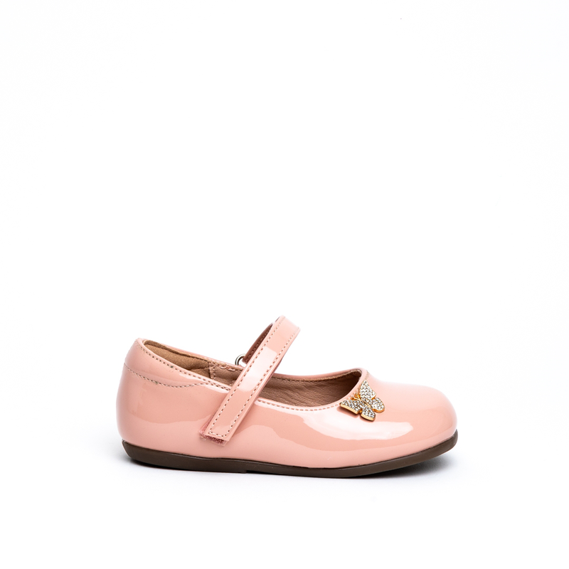 Miss belgini girls ballerinas shoes with butterfly detail-null