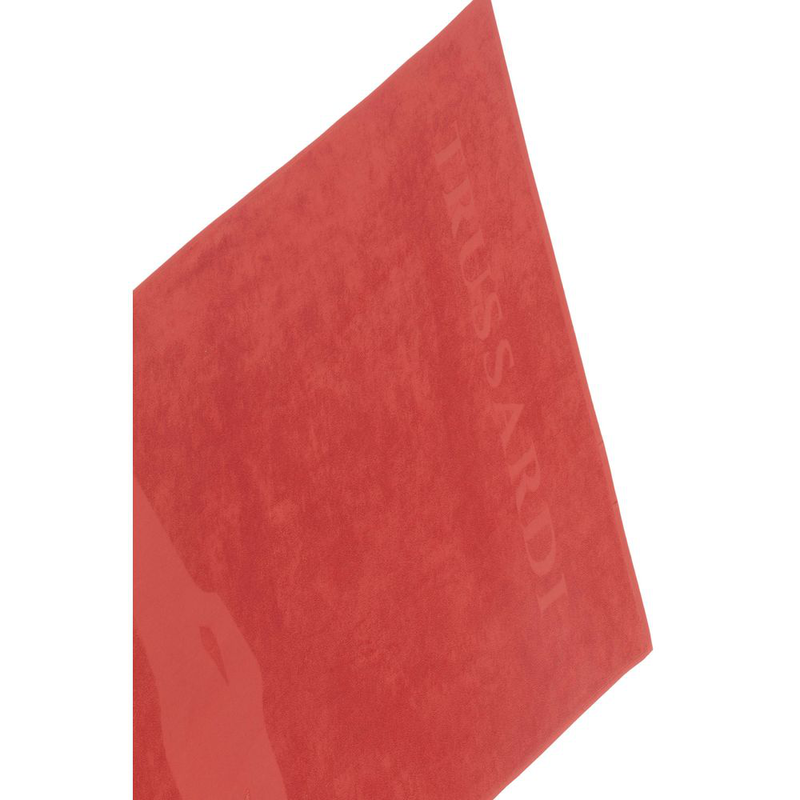Red cotton men swim towel-null
