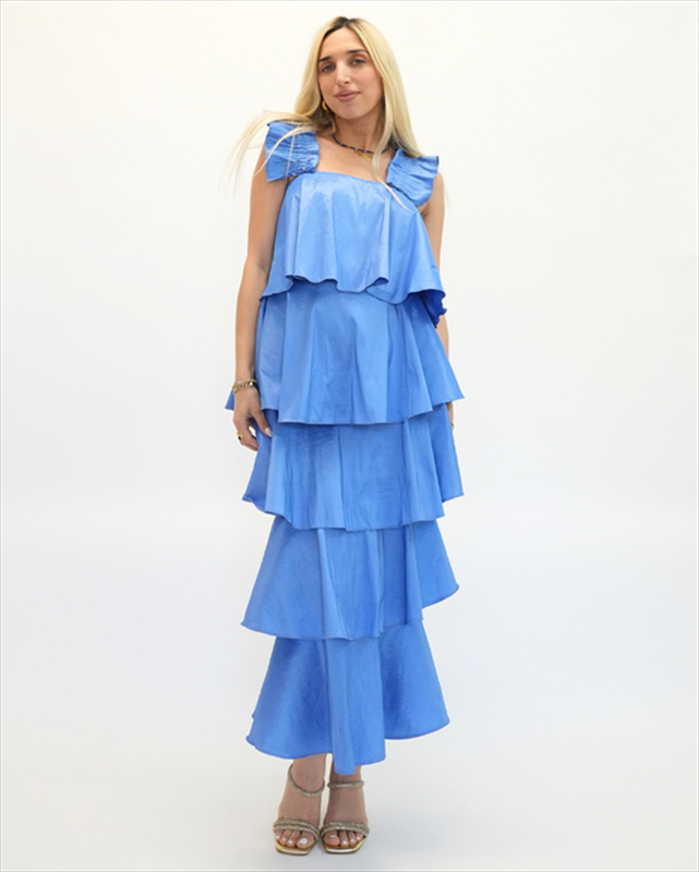 Ponytails scorpios maxi frill dress ss2517-n-null