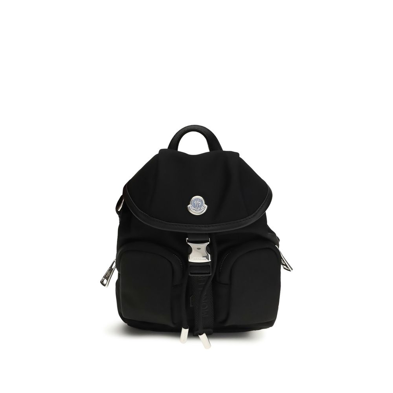 Black polyamide backpack-null