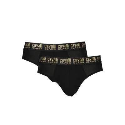 Black cotton men underwear, Black, medium