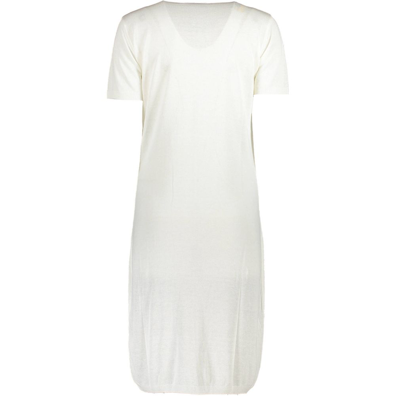 Bianco viscosa women dress-null