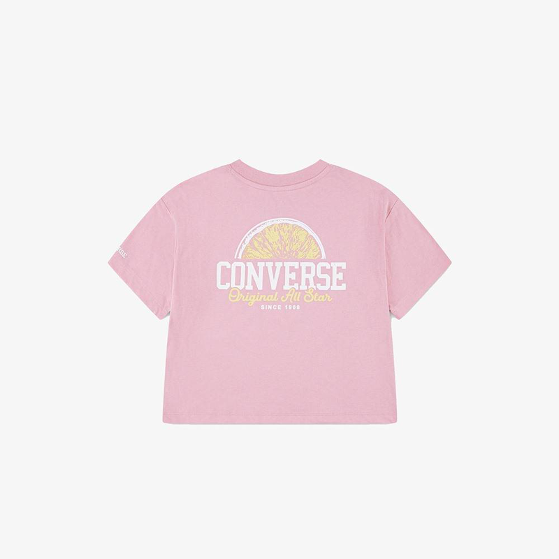 Girls front back fruit boxy t-shirt-null