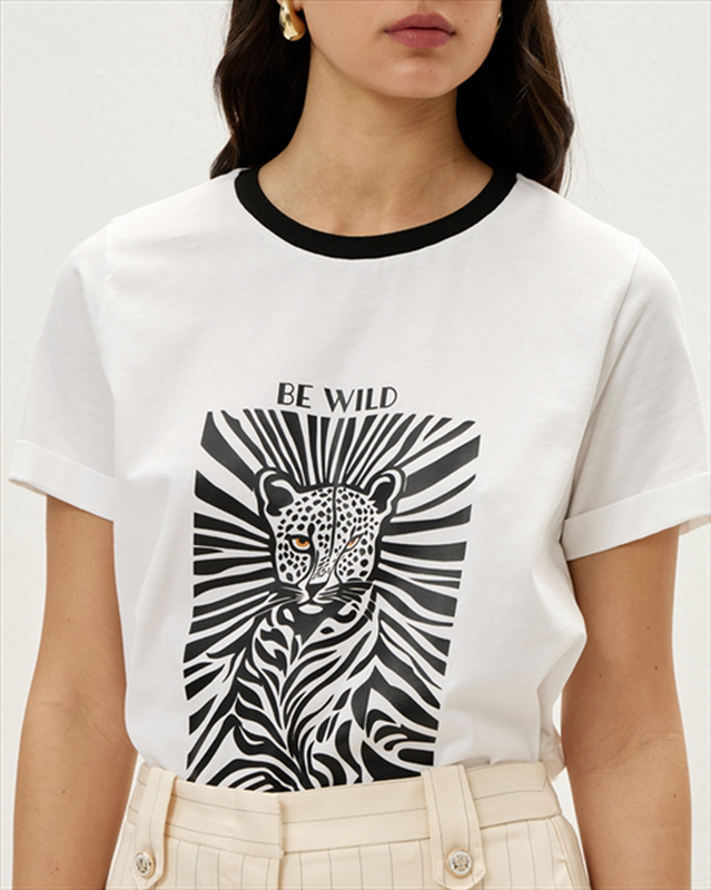 T-shirt print tiger image number null