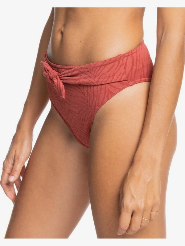 Roxy wild babe - mid waist bikini bottoms for women (erjx404 image number null