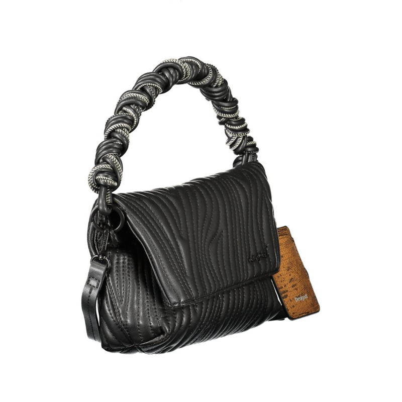 Ecru polyurethane women's handbag-null