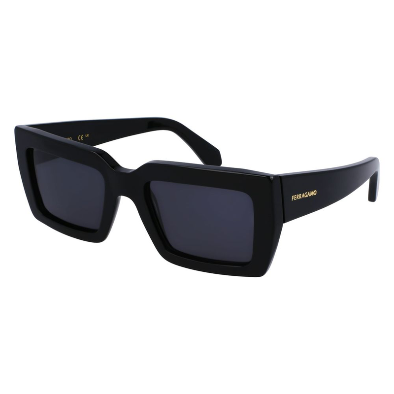 Black acetate sunglasses-null