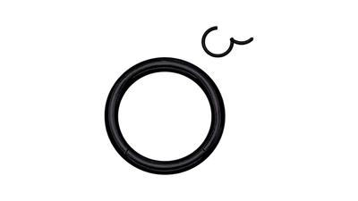 Surgical steel clicker black, , medium