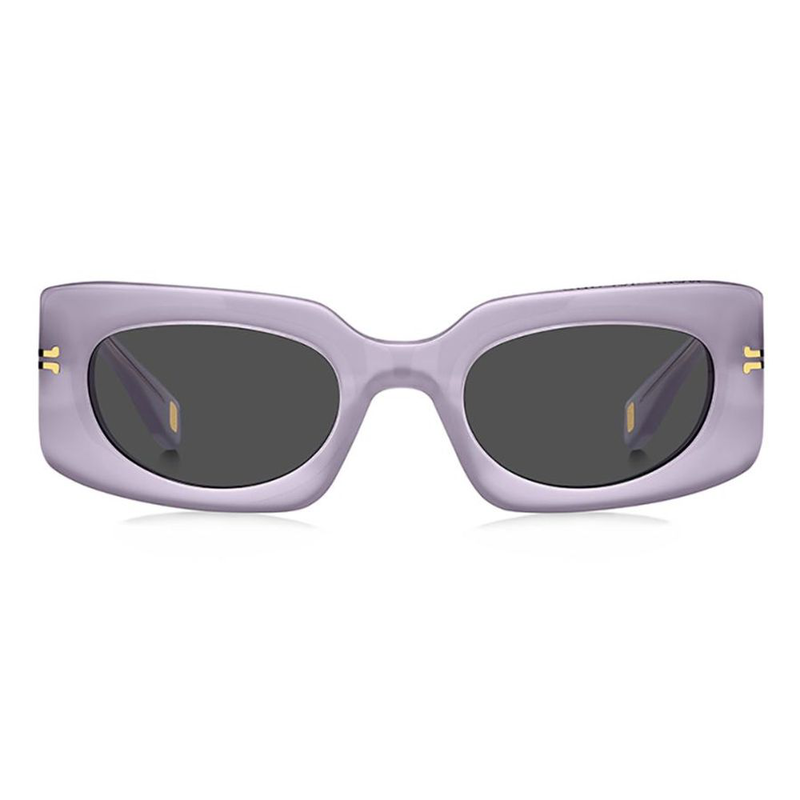 Purple plastic sunglasses-null